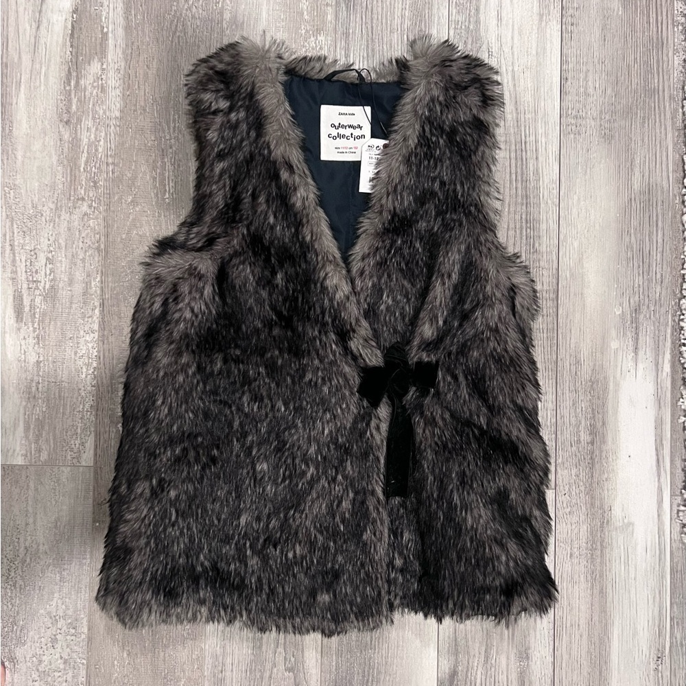 Zara Faur Fur Vest